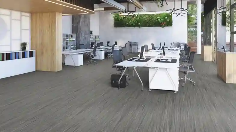 Линолеум в офис: виды, специфика и требования